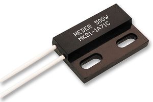 STANDEXMEDER MK21P-1A66B-500W Reed Switch, MK21 Series, Panel Mount, Potted, SPST-NO, 10 W, 200 Vac/dc, 0.5 A, 10 to 15 AT