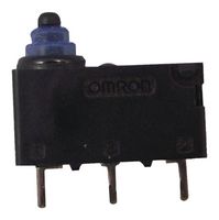 OMRON ELECTRONIC COMPONENTS D2HW-A201D Microswitch, Snap Action, Pin Plunger, SPDT, Solder, 2 A, 12 VDC