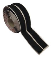 VELCRO 60215 Tape, Hook and Loop, Hook and Loop, Roll, Black, 20 mm x 2.5 m