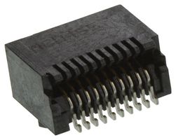 MOLEX 74441-0010 Pluggable I/O Connector, SFP, SFP+, 20 Contacts, 1 x 1 (Single), Surface Mount Right Angle