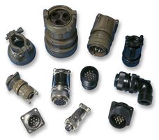ITT CANNON MS310320-4S Circular Connector, MIL-DTL-5015 Series, MS3103 Series, Back Box Mount Receptacle, 4 Contacts