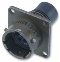 AMPHENOL INDUSTRIAL MS3112E8-4PW Circular Connector, MIL-DTL-26482 Series I, MS3112 Series, Box Mount Receptacle, 4 Contacts