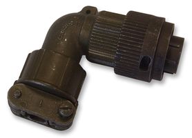 ITT CANNON KPT08B18-11P Circular Connector, KPT Series, MIL-DTL-26482 Series I, Right Angle Plug, 11 Contacts, Solder Pin