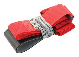 MULTICOMP PRO 068-0003 Grounder, Heel, Black, 1 Mohm, Rubber, Hook and Loop
