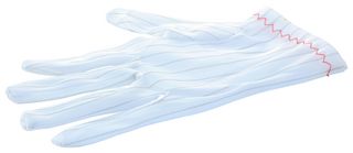 MULTICOMP PRO 109-0915 Glove, ESD, Stripes, White, Polyester, Size L, Full