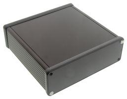 HAMMOND 1455T1602BK Metal Enclosure, 1455 Series, Extruded With Plastic End Panels, Small, Extruded Aluminium, 51.5 mm
