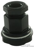 ABB 7TCA296220R0206 Cable Gland, Metric, With Locknut & Washer, M20 x 1.5, 7 mm, 10.5 mm, Nylon (Polyamide), Black