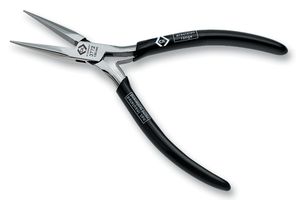 CK TOOLS T3772 1 Pliers, 120mm Length, Precision Snipe Nose, PVC, Serrated
