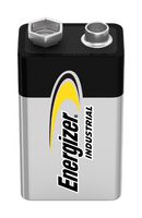 ENERGIZER 7638900361094 Battery, 9 V, PP3, Alkaline, 625 mAh, Snap Contact, 12