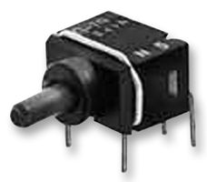 NKK SWITCHES G12AH Toggle Switch, On-Off, SPDT, Non Illuminated, G Series, Panel Mount, 100 mA