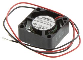 NMB TECHNOLOGIES 1004KL-04W-B40-B00 DC Axial Fan, 12 V, Square, 25 mm, 10 mm, Ball Bearing, 1.6 CFM