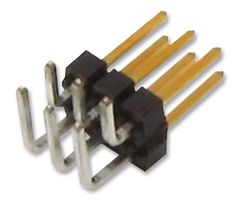 MULTICOMP PRO MC34769 Pin Header, Board-to-Board, 2.54 mm, 2 Rows, 10 Contacts, Through Hole Right Angle, MC34