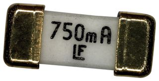 LITTELFUSE 0448.750MR Fuse, Surface Mount, 750 mA, Very Fast Acting, 125 V, 125 V, 2410 [6125 Metric], NANO2 448