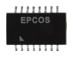 TDK B78476A8245A003 Ethernet & LAN Transformer, 10/100 Base-T, 1 Port, 1CT:1CT, 350 µH, 1.5 kV, Surface Mount