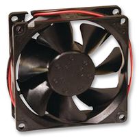 NMB TECHNOLOGIES 3110KL-04W-B50-D00 DC Axial Fan, 12 V, Square, 80 mm, 25 mm, Ball Bearing, 38.8 CFM
