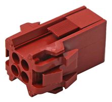 TE CONNECTIVITY - AMP 207016-1 Connector Housing, Metrimate, Plug, 4 Ways, 5 mm, AMP Metrimate Series Pin Contacts