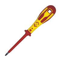 CK TOOLS T49143-2 Screwdriver, Pozidriv, PZ2, 207mm Overall Length, 100mm L Blade