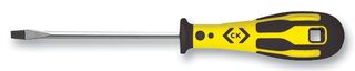 CK TOOLS T49110-065 Screwdriver, Slotted, Flared, 150 mm Blade, 6.5 mm Tip, 270 mm Overall