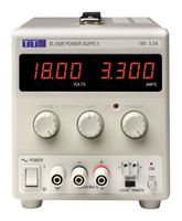 AIM-TTI INSTRUMENTS EL183R Bench Power Supply, Linear Regulated, Adjustable, 1 Output, 0 V, 18 V, 0 A, 3.3 A
