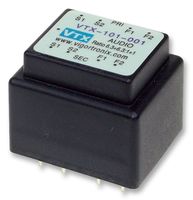 VIGORTRONIX VTX-101-001 Audio Transformer, Encapsulated, 6.3:1, 150 ohm, 3.75 ohm, 30 kHz, 1 kV