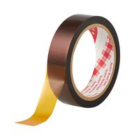 3M 5413 25MM Masking Tape, PI (Polyimide) Film, Amber, 25 mm x 32.9 m