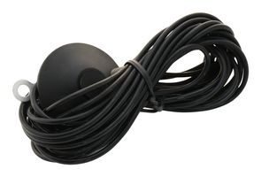 SCS 3040. ESD Grounding Cord, Black, 15ft, 10mm Stud Size, 1Mohm