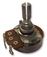 TT ELECTRONICS / BI TECHNOLOGIES P231-QC20BR100K Rotary Potentiometer, Conductive Plastic, 100 kohm, 1 Turns, Linear, 500 mW, ± 20%, P231 Series