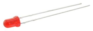ROHM SLR-342VR3F LED, Red, Through Hole, T-1 (3mm), 10 mA, 2 V, 630 nm