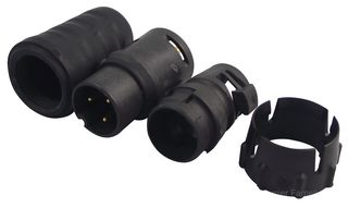 SWITCHCRAFT/CONXALL EN3C3MX Circular Connector, Sealed Circular Connector, EN3 Series, Cable Mount Plug, 3 Contacts