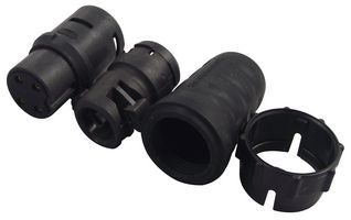 SWITCHCRAFT/CONXALL EN3C4FX Circular Connector, Sealed Circular Connector, EN3 Series, Cable Mount Plug, 4 Contacts