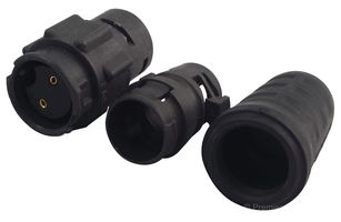 SWITCHCRAFT/CONXALL EN3L2FX Circular Connector, Sealed Circular Connector, EN3 Series, Cable Mount Receptacle, 2 Contacts