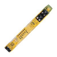 PILZ 750101 Safety Relay, 24 VDC, DPST-NO, DIN Rail, 3 A, Screw
