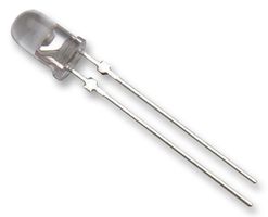 BROADCOM HLMP-EL2B-XYKDD LED, Amber, Through Hole, T-1 3/4 (5mm), 20 mA, 2.1 V, 594.5 nm