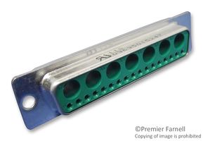 HARTING 09 69 501 5247 Combination Layout D Sub Connector, Mixed Signal, D Sub-M, DD-24W7, Receptacle, 24 Contacts