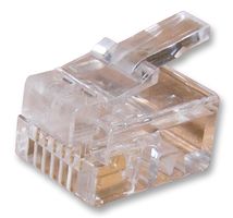 MULTICOMP PRO 7001-6P6C Modular Connector, RJ12 Plug, 1 x 1 (Port), 6P6C, Cable Mount