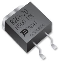 BOURNS PWR263S-20-R750J SMD Current Sense Resistor, Power, 0.75 ohm, PWR263S-20 Series, TO-263 (D2PAK), 20 W, ± 5%