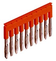 ENTRELEC - TE CONNECTIVITY 1SNK908310R0000 Jumper (Busbar), Jumper Bar, 8mm Terminal Block, 10 Ways, 8 mm, SNK Series