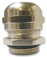 HUMMEL MLCM32 Cable Gland, M32 x 1.5, 11 mm, 21 mm, Brass, Metallic - Nickel Finish, IP68
