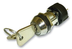 LORLIN CKL6014 Keylock Switch, SP3T, CK Series, 3 Position, Solder, 150 mA