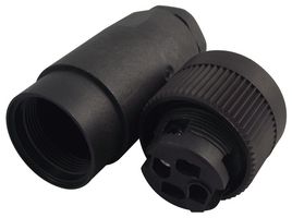 BINDER 99-4222-14-04 Circular Connector, Miniature Circular Connector, 693 Series, Cable Mount Receptacle, 4 Contacts