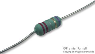 YAGEO PNP1WVJT-52-0R22 Through Hole Resistor, 0.22 ohm, PNP V Series, 1 W, ± 5%, Axial Leaded