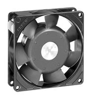 EBM-PAPST 3956 AC Axial Fan, 230V, Square, 92 mm, 25 mm, Ball Bearing, 34.7 CFM