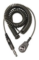 DESCO EUROPE / VERMASON VER-26182 ESD Grounding Cord, Coiled, Black, 2m, 1Mohm