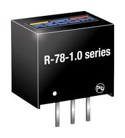 RECOM POWER R-783.3-1.0 DC/DC Converter, ITE, 1 Output, 3.3 W, 3.3 V, 1 A, R-78xx-1.0 Series
