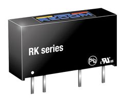 RECOM POWER RK-0505S Isolated Through Hole DC/DC Converter, Medical, SIP, 1:1, 1 W, 1 Output, 5 V