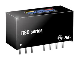 RECOM POWER RSO-1215DZ Isolated Through Hole DC/DC Converter, Medical, SIP, 4:1, 1 W, 2 Output, 15 V