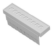 CAMDENBOSS CNMB/3/TG508P Terminal Guard, Perforated, 9 Pole, M3, CNMB Series DIN Rail Standard Height Module Boxes