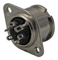 LUMBERG 0107 05-1 DIN Audio / Video Connector, 5 Contacts, Jack, Panel Mount, Solder, Silver Plated Contacts