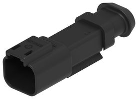 DEUTSCH - TE CONNECTIVITY DT04-2P-CE09 Automotive Connector Housing, DT, Receptacle, 2 Ways, DT Series Pin Contacts, Thermoplastic Body