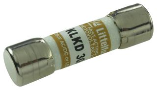 LITTELFUSE KLKD012.T Fuse, Industrial / Power, POWR-GARD KLKD Series, 12 A, 600 V, 600 V, 10.3mm x 38.1mm